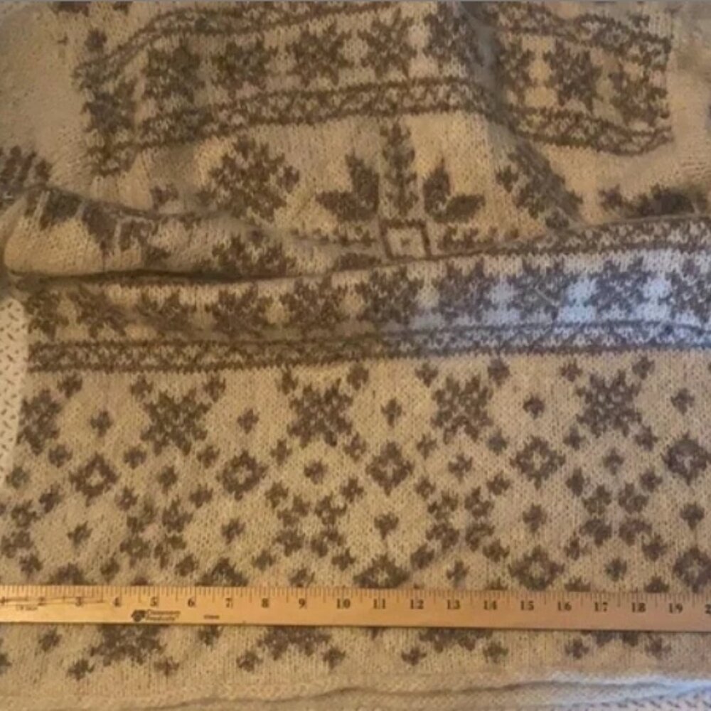Ralph Lauren Vintage Fair Isle Mohair/Wool Sweater- Women’s Medium - Picture 6 of 7